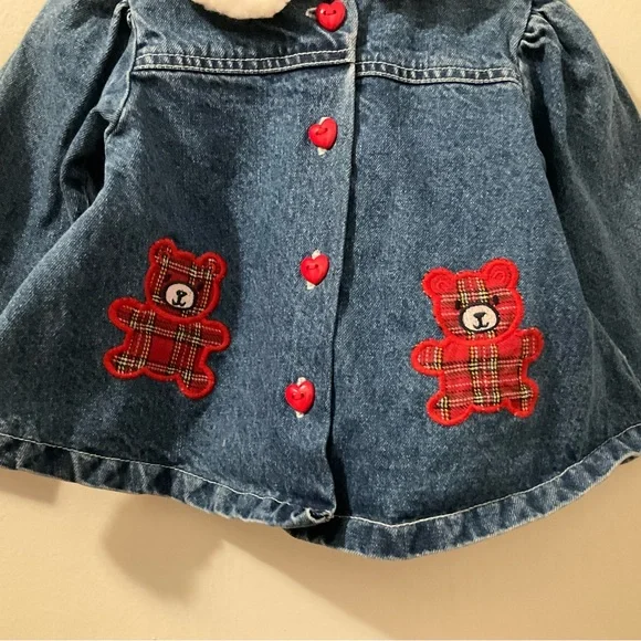 Girls Swing Denim Jacket Toddler Size 24 Months - Picture 2 of 7